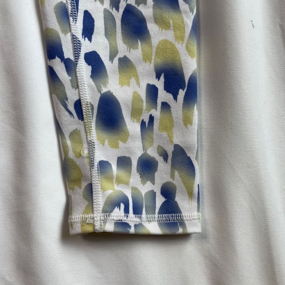 ALO Yoga airbrush legging cheetah Small blue yello - Picture 4 of 9